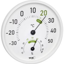 Termoigrometro Bianco – 131 x 19 x 131 mm – 106 g – TFA Dostmann