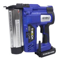 T-mech - Pistola De Clavos Y Grapas Para Madera Clavadora Grapadora Neumática 2 En 1 18v Inalámbrica Sin Hilos Sin Cables Con Batería Li-on Cargada En