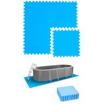 Eyepower - 3,8 M² Poolunterlage - 16 Eva Matten 50x50 Pool Unterlage - Unterlegmatten Set