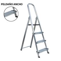 Sifer - Escalera Expert Pro Aluminio 4 Peldaño 12cm Segur-06721