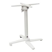 WS Design – Table pliante blanche en aluminium – Base pour bar, restaurant, pizzeria – Hauteur 72 cm, Largeur 60 cm, Profondeur 60 cm