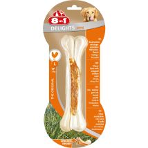 8in1 - Kauknochen Delights Strong L Leckerli Kausnack Hundefutter