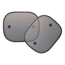 ProPlus Sonnenschutz 44 cm x 36 cm – 2 Stück – Hochwertige Textilgaze – 4 Saugnäpfe