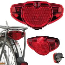 Luce Posteriore Per Bicicletta Axa Spark Per Portapacchi, Durata Della Batteria 100 Ore