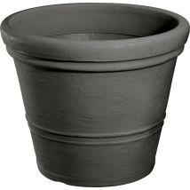 Geli - Pflanztopf Milano Ø 50 X 42,5 Cm Anthrazit Kunststofftöpfe