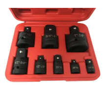 Kit 8 Adattatori Riduttori Impatto Bussole Aria Compressa