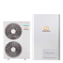 Hisense - Pompa Di Calore Splittata Biventola Aria/acqua Hi-aquasmart Ahm-160uxcsapa3 + Ahw-100ucsepa R-410 Con Comando Incluso