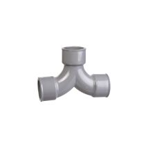 Codo Doble De Pvc Gris De 87°30' - Diámetro 32 Mm - Triple Encaje - Girpi