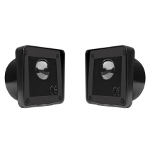 Nologo Zoom-z1i Paire De Photocellules Encastrables Pour Portail De Garage 12 À 24 V