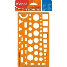 Maped Trace-formen Zeichenwerkzeug Orange 22,5x13,5 Cm