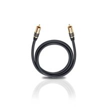 Cinch Audio Anschlusskabel [1x Cinch-stecker - 1x Cinch-stecker] 5.00 M Schwarz Vergoldete Steckkont