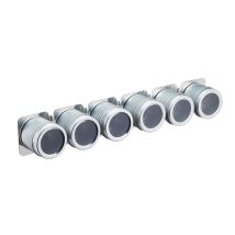 Master Class - Magnetisches Gewürzregal Of Wand, Mit 6 Gewürzdosen , 43 Cm
