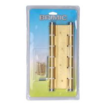 EHS Blister Doppel-Action-Scharnier 180x33mm Gold-Finish – Aluminium – Tragfähigkeit bis 50kg – Inklusive Schrauben und Inbusschlüssel