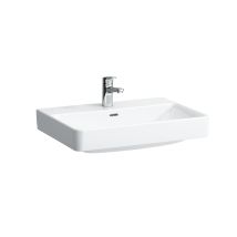 Laufen – Lavabo sobre encimera PRO S, 1 agujero para grifo, cerámica blanca, 650mm largo, 465mm ancho, 175mm alto