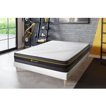 Materasso e base 140x190 cm – Memory foam 24 cm – Comfort solido – Tessuto microforato ultra-traspirante – Certificazione OEKO-TEX