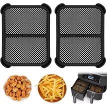 2-teiliges Spritzschutz-zubehör Für Ninja Heißluftfritteusen, Wiederverwendbares Zubehör, Kompatibel Mit Ninja Foodi Af400eu &