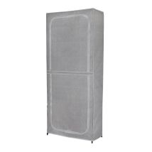 Zapatero Domopak de Tela Gris – 7 Balas – 68 x 30 x 160 cm – Ideal para el Hogar