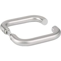 Hermat - Par De Manillas Para Puertas De Cristal 1801 Basic 01 Va U-form 4-kt.8mm