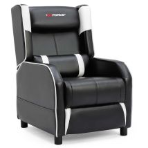 Gtforce - Ranger X Faux Leather Gaming Seat Recliner Armchair Sofa Reclining Cinema Chair White
