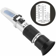 Shmshng - Small Handy 4-in-1 Portable Antifreeze Coolant Refractometer For Automotive Antifreeze System, Battery Acid And Windshield Washer Fluid