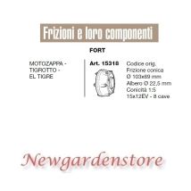 Frizione 15318 103x69 Motozappa Tigrotto El Tigre Fort 15x12ev Compatibile 8cave