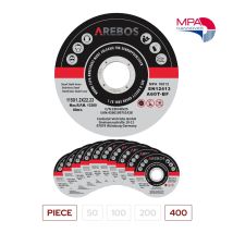 Canbolat Vertriebs Gmbh - Arebos Discos De Corte 115 Mm De Ø Tamaño Del Agujero 22,2 Mm Espesor 1,2 Mm