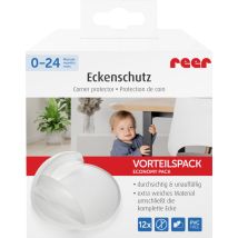 Eckenschutz 12er Pack – transparent – weiches Material – einfache Montage – sicherer Halt