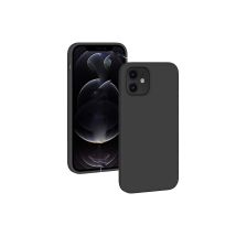 Cover Custodia Tpu Nera Opaca Compatibile Modello Ip 12 5.4 Smartphone Morbida