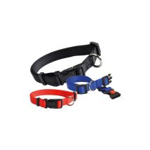Collar Camon Rojo Mm 12 – Nylon Resistente – Cierre Rápido Ajustable Para Perros Pequeños