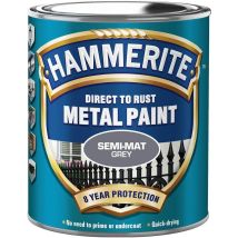 Pintura Metal Hammerite Silkemat Gris 0750 Ml Mate