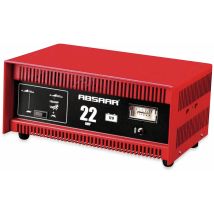 ABSAAR Batterie-Ladegerät 12V 22A – Starthilfe 180A – für Blei-Säure und AGM Batterien – 230V 50Hz – 8,76 kg – 270x370x185 mm