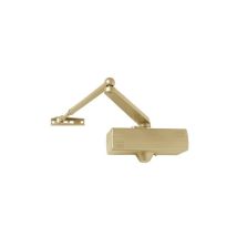 Cierre de puerta aerodinámico serie 564 bronce – Fuerza de cierre variable EN 2-5 – Topes de puerta integrados