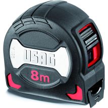 Usag U09810038 Professionelles Maßband Mit Stoßfester Beschichtung 8 M