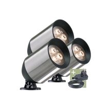Ludeco - Fenor - Strahler - 3er-set - 12 V - 150 Lm - 1.5 W - Warmweiß