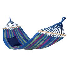 Sbarra Di Supporto Per Amaca Aruba In Juniper Blu Con Ganci E Supporto Robustamente Realizzata