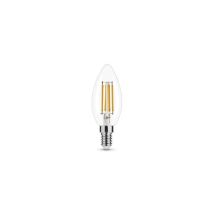 Led-glühlampe Glas Klar Flamme E14, 2.5w, Kaltweiß.