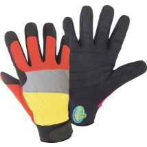 Leipold+dohle Gmbh - Guante De Protección Forestal Woods Mechanicas Talla Xl Negro / Rojo / Amarillo Psa Iii