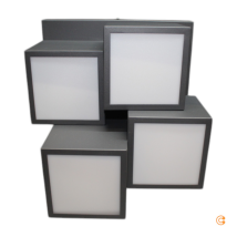 [gebraucht] B-ware Just Light Led Deckenleuchte Tetris Eisen 3000 K Schwarz Deckenlampe Lampe Spot