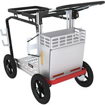 Carro Colector De Residuos Picobello Metropol 2 Soportes Fijos