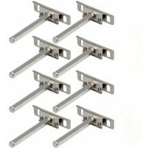 Metal Brackets For Floating Shelf 8pcs Discreet Wall Bracket Model Fixing Shelves Storage Bracket For Invisible Floating Shelf Fixing