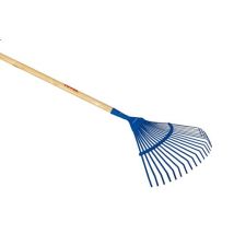 Revex Scopa per prato a filo piatto – 22 denti – Larghezza ventola 480 mm – Manico 1500x26 mm – Peso 1110 g