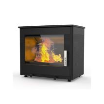 Supra - Estufa De Leña Negra Resistente Al Agua De 7,3 Kw - Fr9016120b