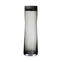 Wasserkaraffe Splash 1000 ml – Edelstahl, Glas, Silikon – Höhe 29,5 cm – Durchmesser 9 cm – Gewicht 1,044 kg