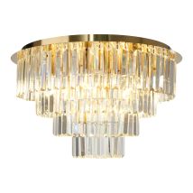 Lampada Da Soffitto Milano 9 E14 Oro Milagro Ml1024