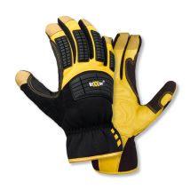 12 Paar Topline Hirschleder-handschuhe Ocala, Größe 8