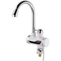 Calentador De Tanque De Cocina Grifo Eléctrico Instantáneo Grifo De Calentamiento Rápido De Agua Caliente Eléctrica Con Pantalla De Temperatura 