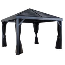 Sojag - Aluminium Pavillon South Beach 1212 Incl. Moustiquaire