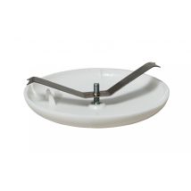 Tibelec – Roseta cubrecables plástico blanco 16mm 95mm – Otros accesorios de iluminación