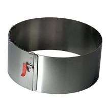 Lares 6003 Círculo De Repostería Extensible Acero Inoxidable 18-30 Cm