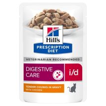 Hills Prescription Diet I/d Gastrointestinal Health Cat Pollo - Bustina 85 Gr - Cibo Umido Gatti